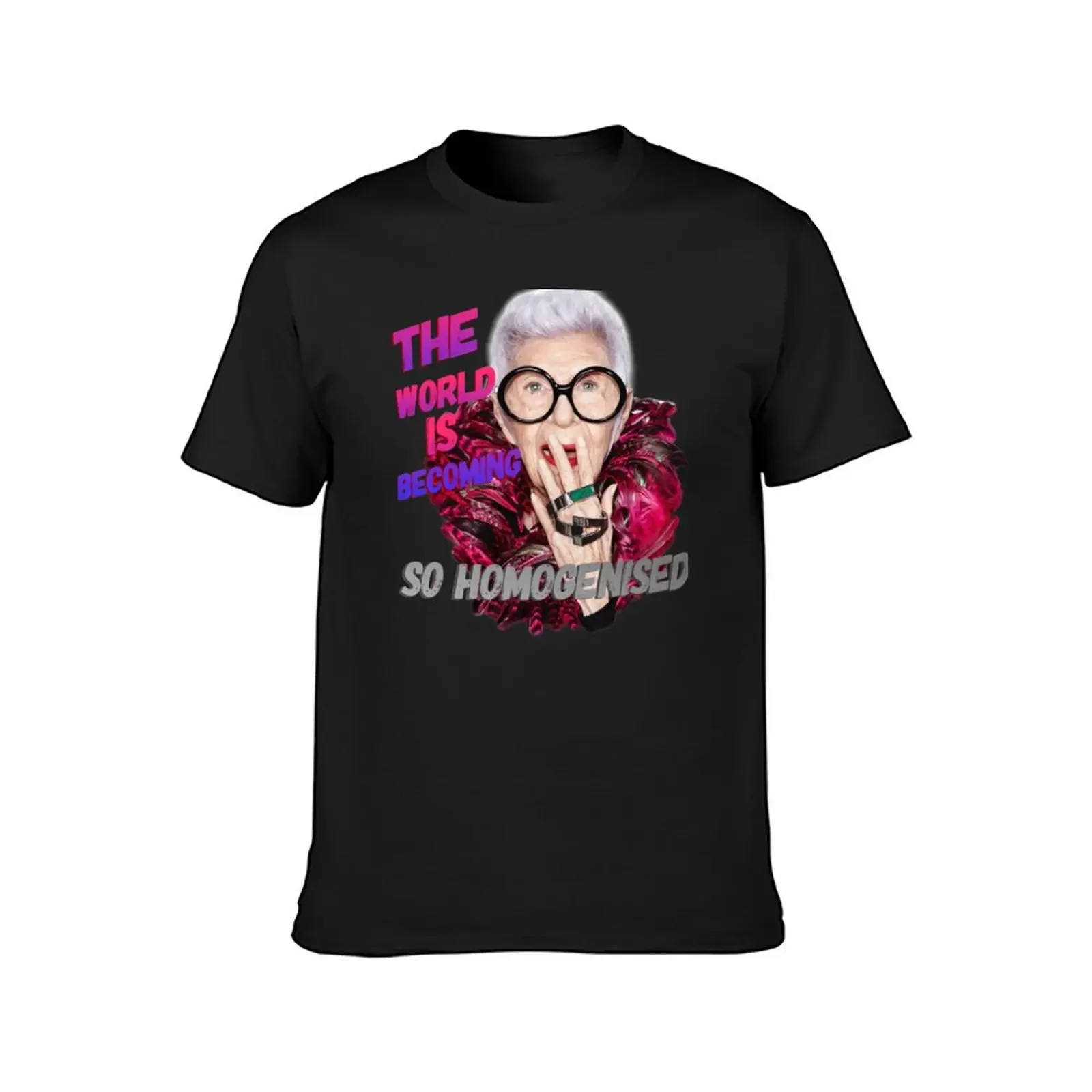 Iris Apfel T-Shirt anime figures vintage graphic tee mens tall t shirts