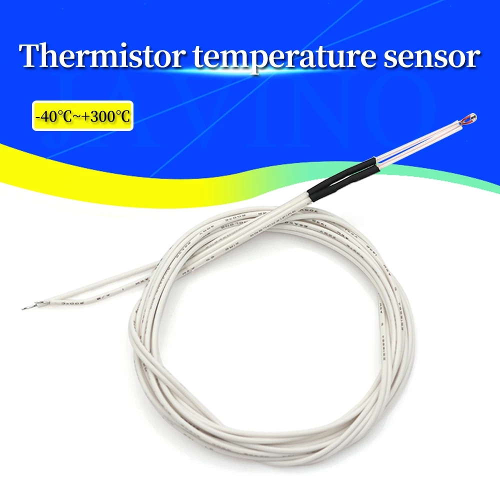 Javino 1/5/10Pcs 3D Pringter 100K ohm NTC 3950 Thermistors Sensors with Cable 3D Printers Parts For Reprap Mend Part Temperature