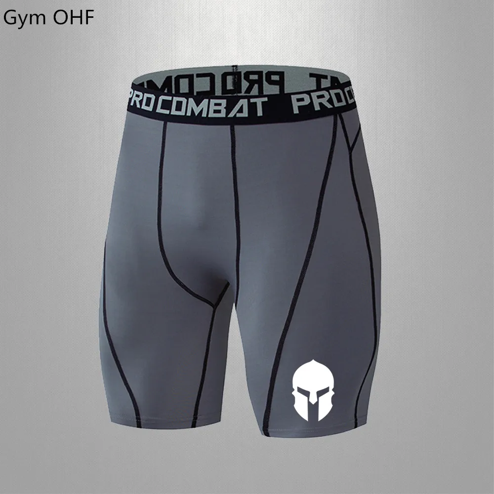 

Men's Fitness Shorts Dry Fitness Running Breathable Boxer Football Shorts Exercise Tight Sports Gym Training Shorts Mens Brand