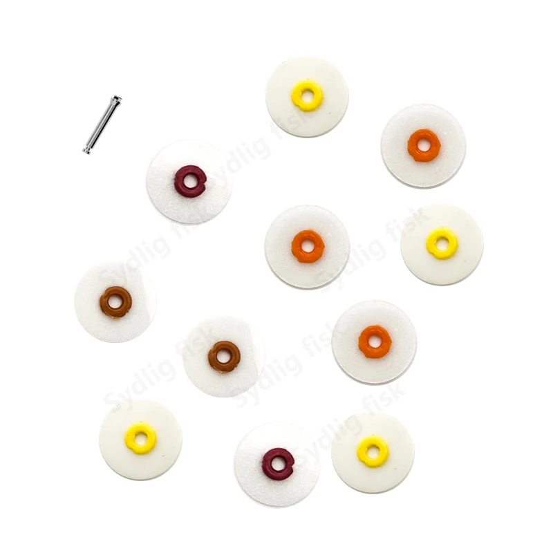 40 Stuks Tandheelkundige Composiet Afwerking En Polijsten Schijven Doorn Strepen Set Orale Doorschijnende Polijstschijven Tandarts Slijpen Gereedschap