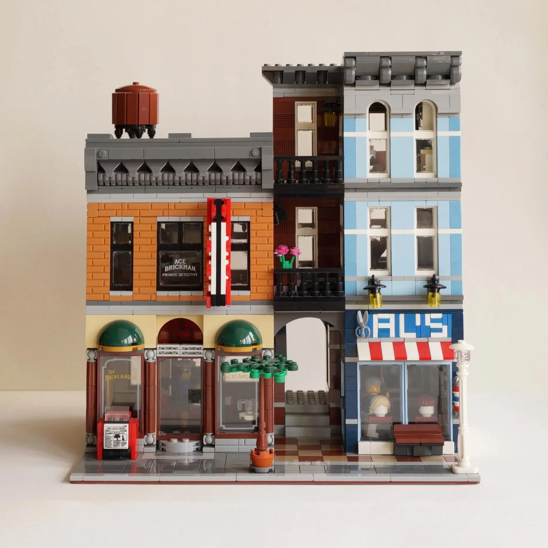 

2025 New Street Scene Building Series Detective Office High-Difficulty Building Blocks DIY Assembly Building Blocks Children's Toys Gifts