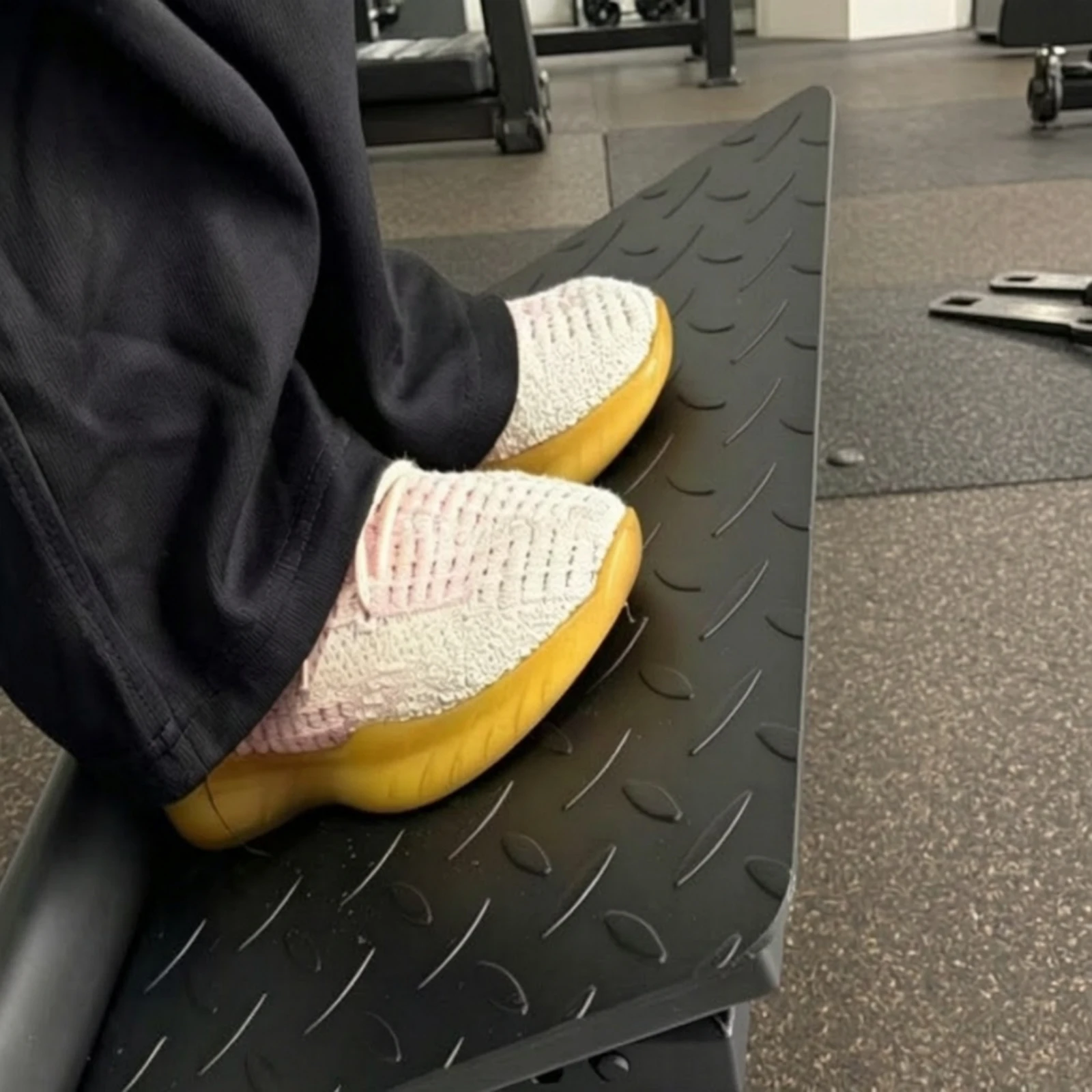 Heavy Duty Mobility Board Adjustable Slant Board Stretch Board with Diamond Plate Surface for Home Gym Calf Recovery
