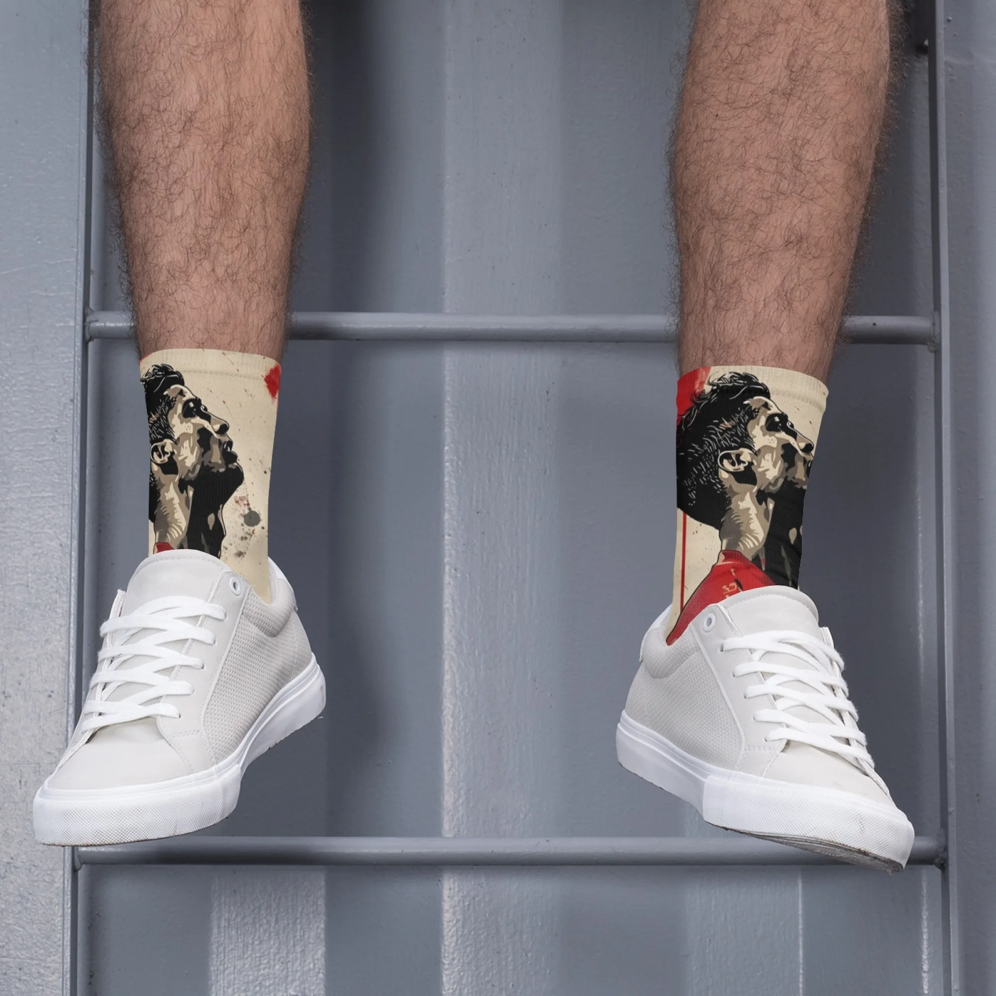 Calcetines de fútbol Superstar CR7 Cristiano Ronaldo Unisex estilo Harajuku calcetines transpirables suaves y cómodos novedad calcetines divertidos regalo