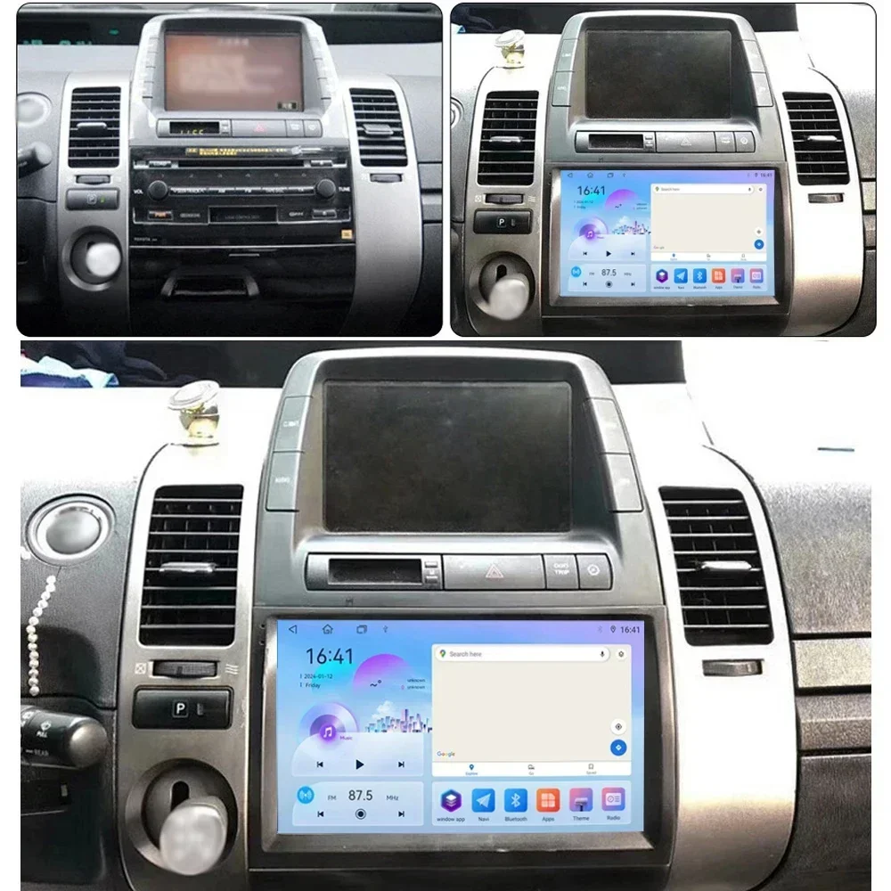 

STLFCar Radio Android for Toyotas Prius 20 2002 - 2009 Multimedia Carplay Player 2din Stereo Autoaudio Headunit 9 Inch Navigatio