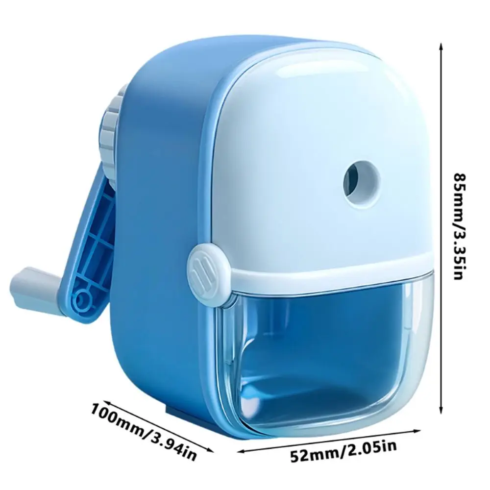 Apontador de lápis de quinta engrenagem ajustável, lápis de manivela entre automaticamente, ferramenta de afiação de lápis, chumbo antiaderente