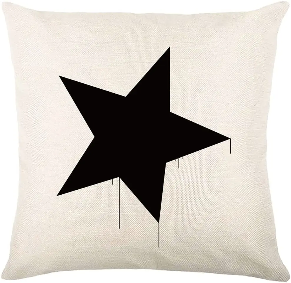 Love Home Panda Linen Cushion Cover for Car Living Room Sofa Bedroom Home Decor, 40x40 45x45 50x50 60x60 Pillowcase