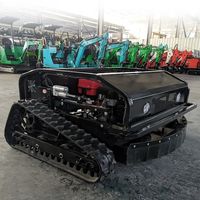Customized zero turn 1000mm cutting width electric robot lawn mower orchard crawler lawn mower for agriculture lawn mowing