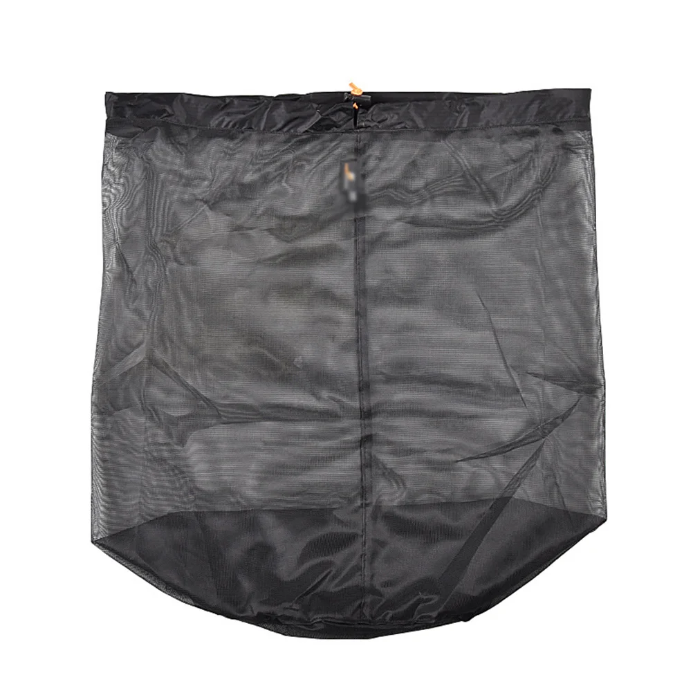 Color Matching Xxl Mesh Drawstring Storage Bag Compressed Organizer Large Capacity Multifunctional Laundry Storage Dirty Clothes
