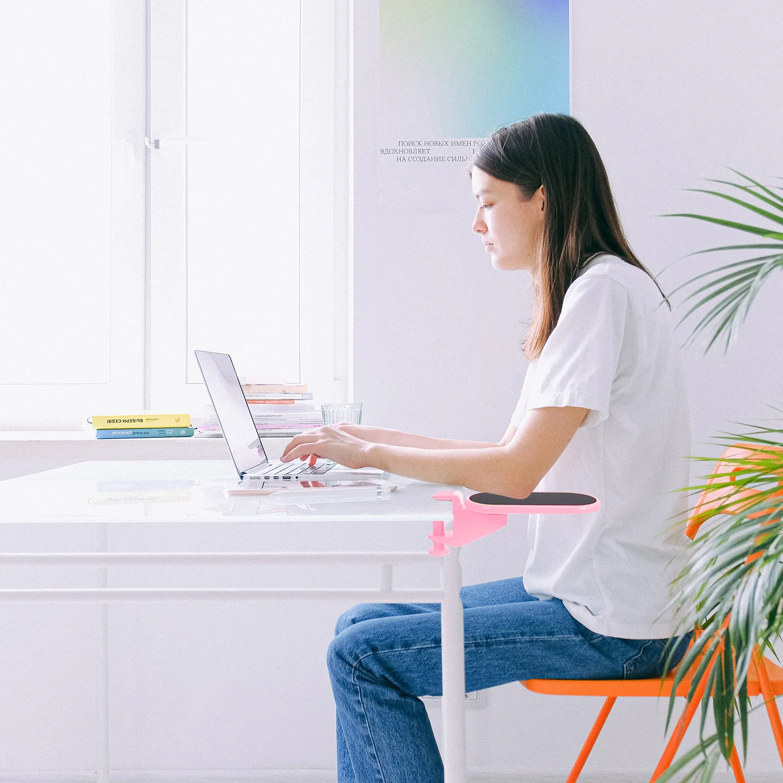 

1Pcs Keyboard Wrist Pad Ergonomic Design Non-Slip Surface for Computer Laptop Use Comfortable Hand Rest Support Long-Lasting