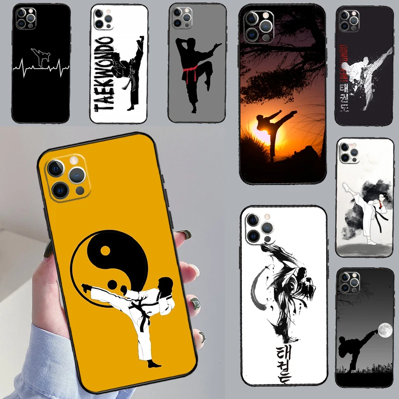 Kung Fu Taekwondo Karate Phone Case For Samsung Galaxy S25 Ultra S20 S21 S22 S23 S24 Plus S9 S10 S25 FE Cover Coque