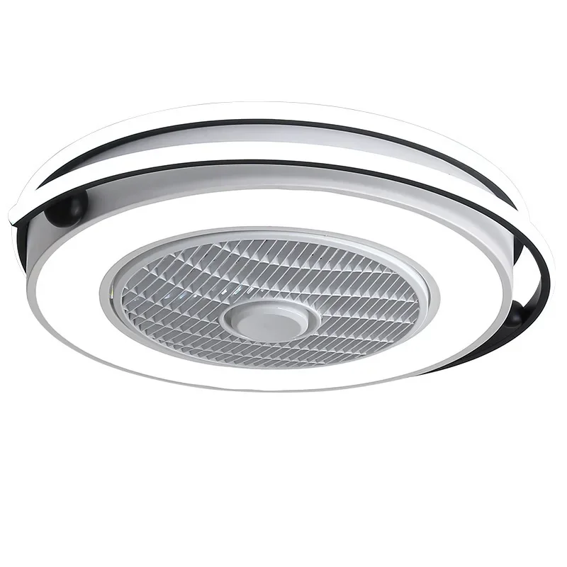 Inteligente Controle Remoto LED Ventilador de Teto Luz, Creative Home Light para Quarto, Restaurante Nórdico e Sala de Estar