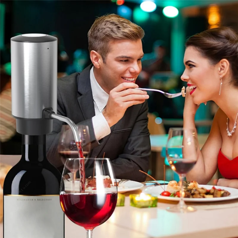 Wine Aerator Electric Wine Decanter Automatic Wine Aerator, Wine Dispenser With USB For Wine Enthusiasts And Own Use-[A04I]