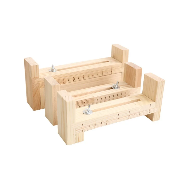 1Pc Solid Wooden Adjustable Braiding Frame, Handmade Fixed Plate Tool for DIY Necklace Bracelet Rope Braiding Craft Making