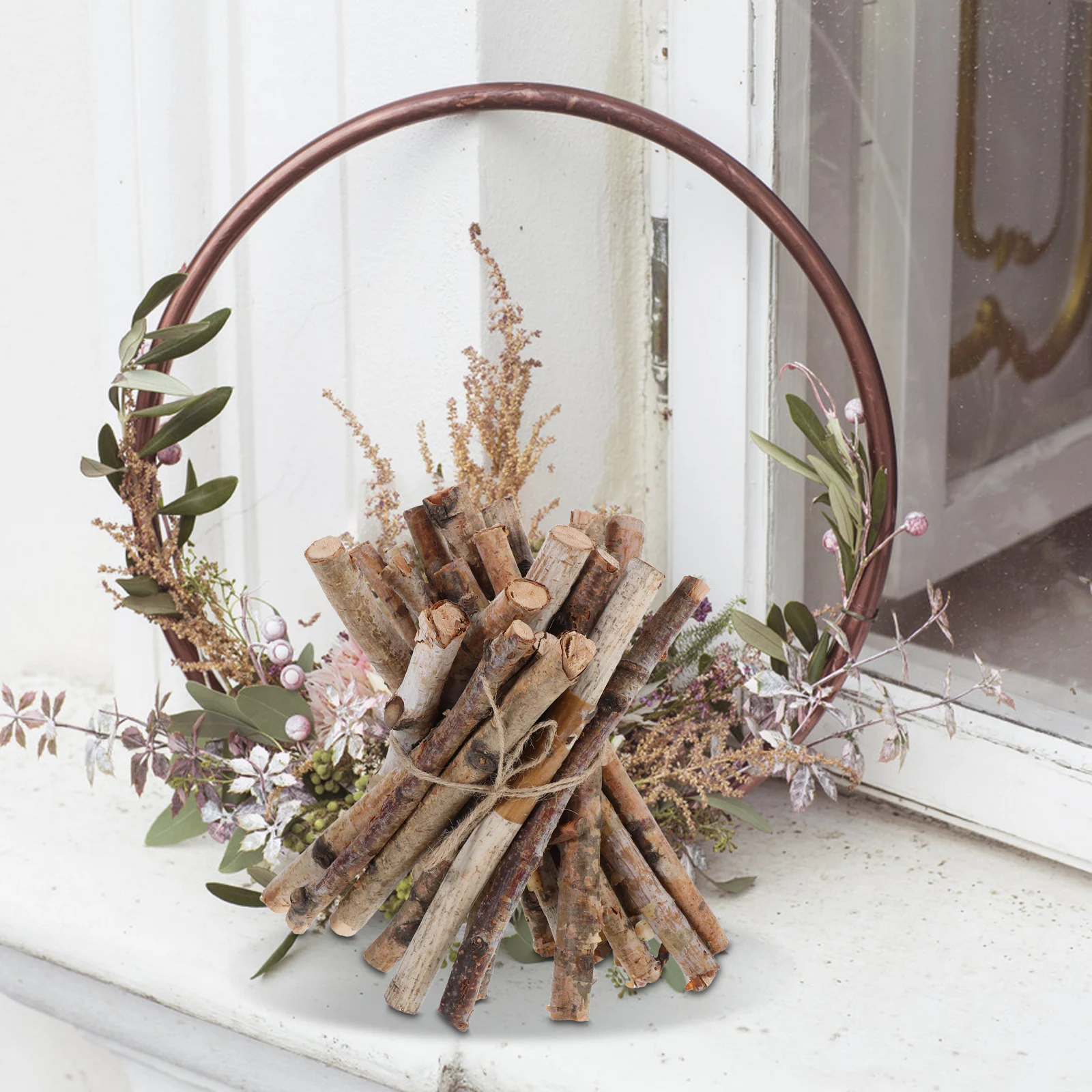 

20PCS Bark Sticks Wooden Decoration DIY Craft Photo Props Christmas Dry Branches Home Sewing Accessories Rustic Event