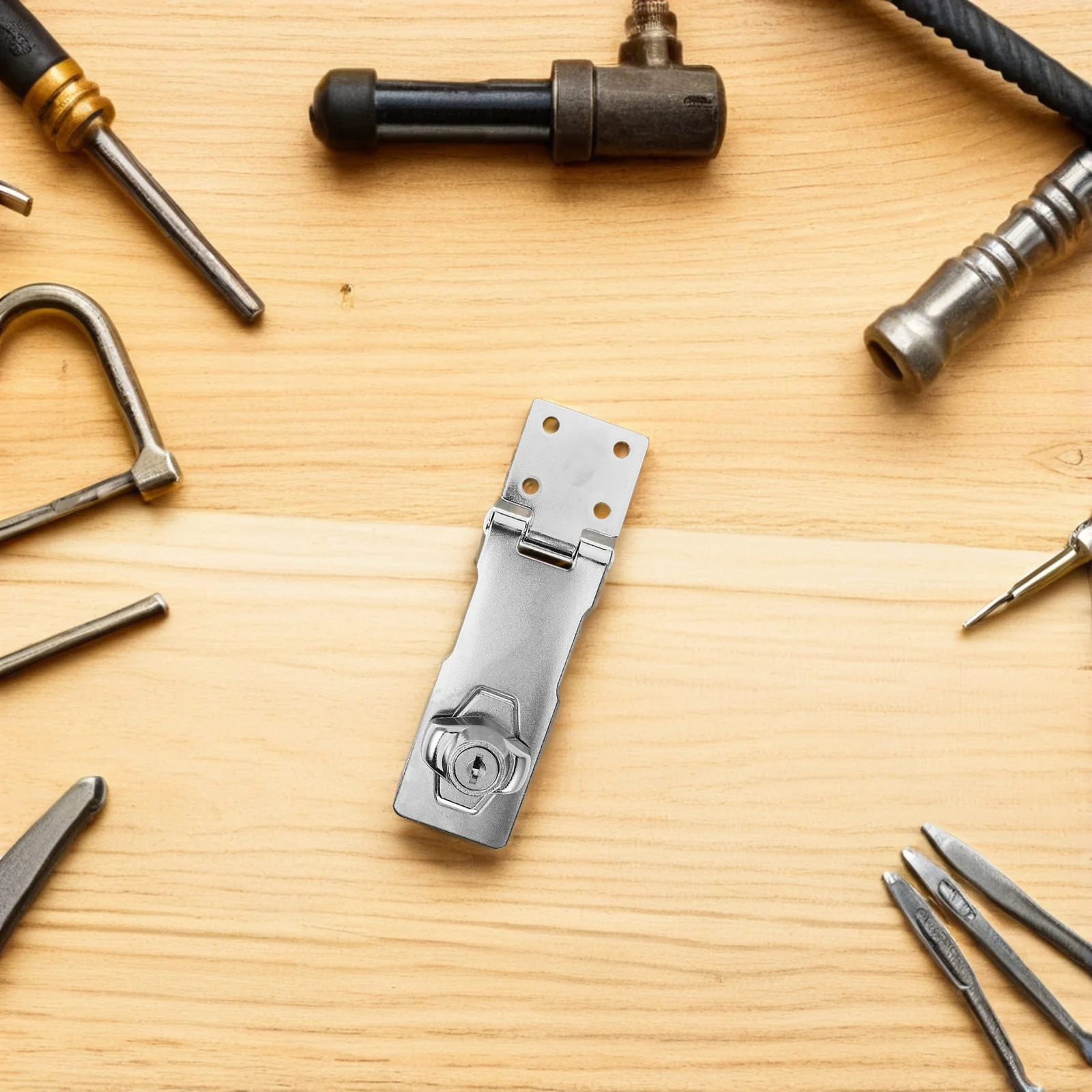 

Прямоугольный замок с защелкой, сверхмощный прочный промышленный замок из нержавеющей стали, механизм дверцы шкафа, система