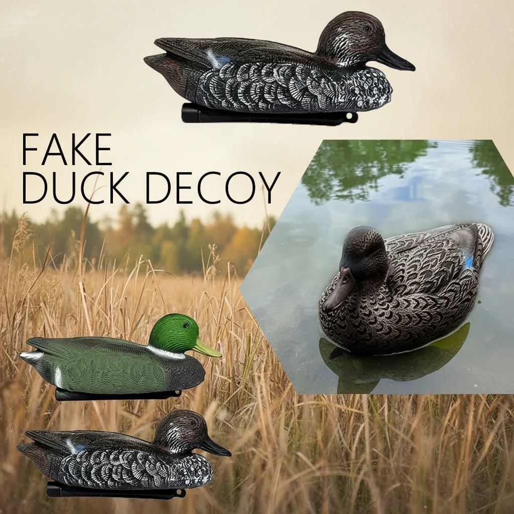 3D Floating Duck Decoy Hunting Shooting Style Fishing Lure w