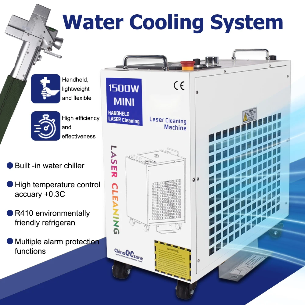 BWT Laser Cleaner 1500W/2000W Relfar Cleaning Heads Single/Double Pendulum Fibre Laser Metal Descaling Paint Oil Removal Machine