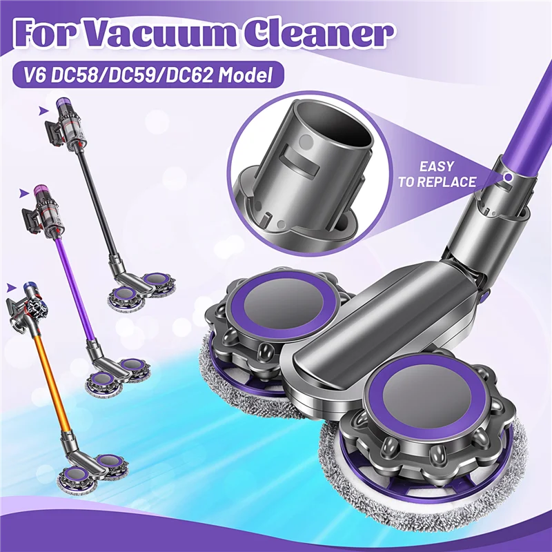 

A67Z электрическая насадка для влажной и сухой уборки воды, совместимая с пылесосом Dyson V6 DC58/DC59/DC62