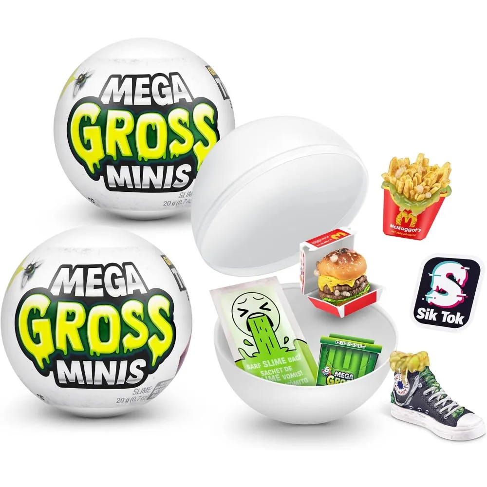 5 sorpresa Mega Gross Minis Mystery coleccionable Minis marcas juguete caja ciega