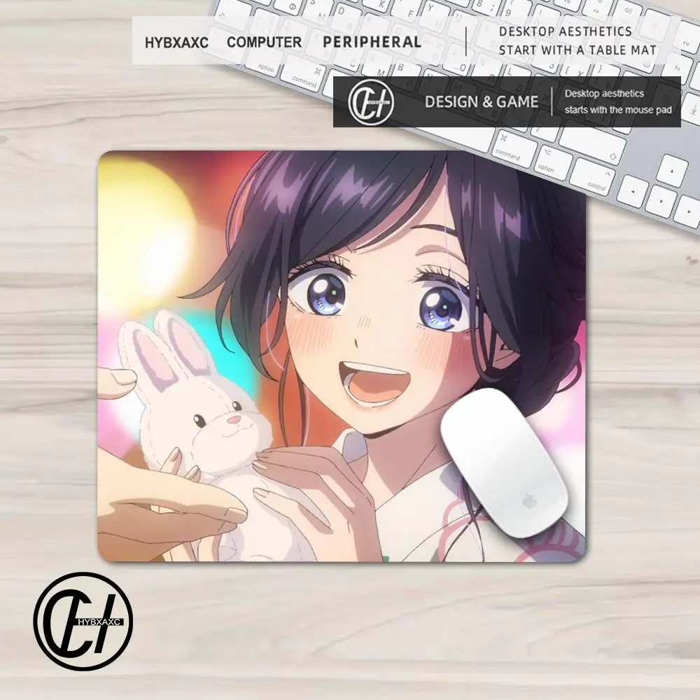 زهرة عطرة تتفتح مع كرامة Kaoruko Waguri ماوس الوسادة أنيمي ألعاب الكمبيوتر XS لعبة مكتب الملحقات لوحة المفاتيح