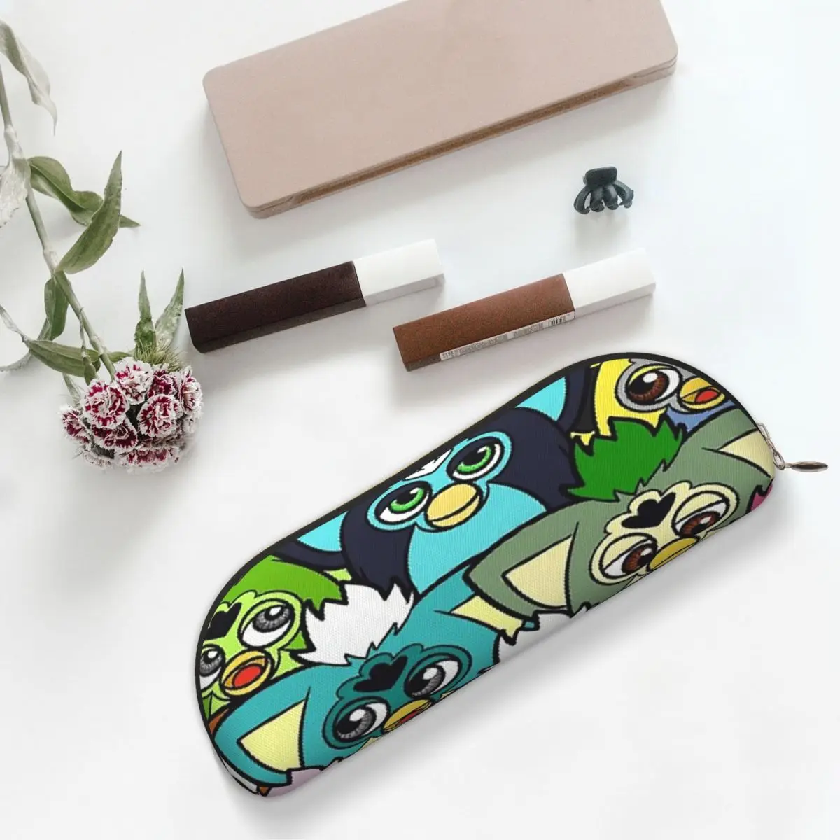 Nightmare Furby Cartoon Robot Toys Astuccio Portapenne Portapenne Articoli di cancelleria Astuccio per penne di grande capacità Astuccio per regali per studenti