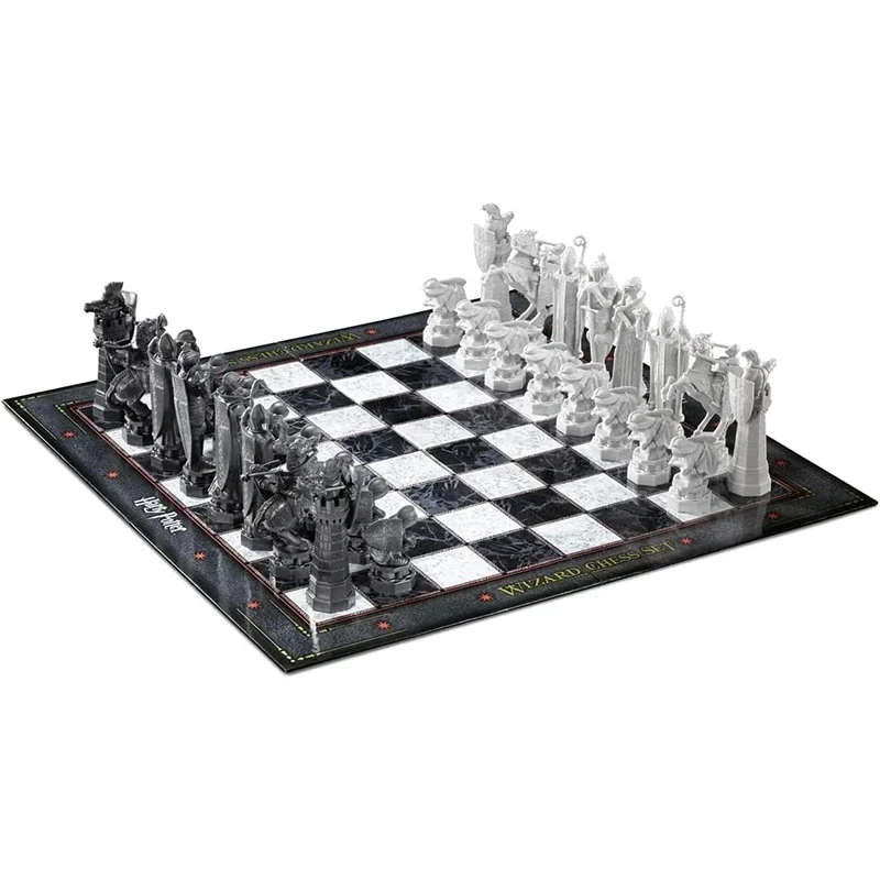 Hot Harries Movie TV Hogwarrts  Final Challenge Interactive Game  Pottered Chess Action Toy Wizard Chess Board Set for Kids Toys