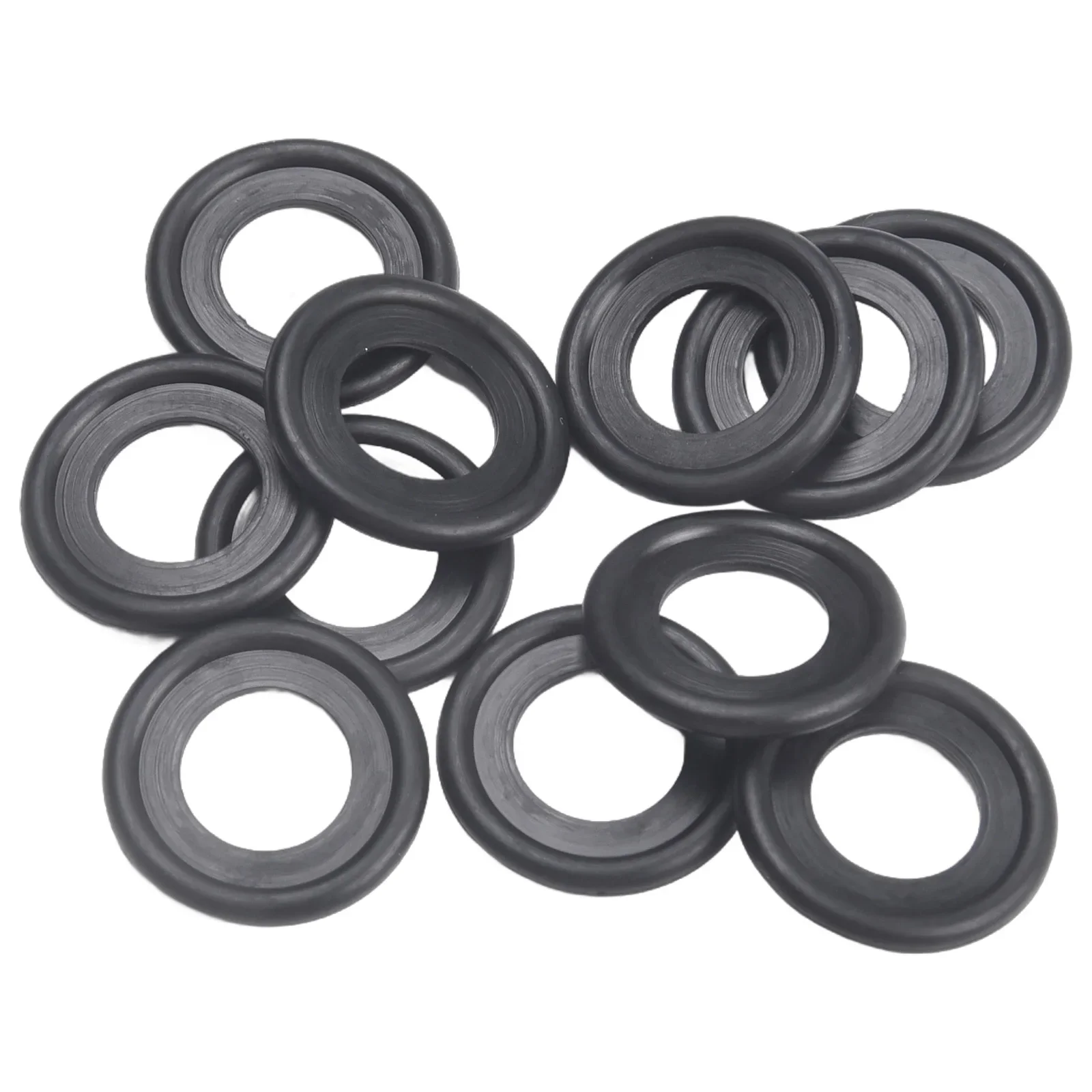 10Pcs Car Sealing Oil Drains Plug Gasket Washers Replacement M 12/Rubber Engine Oil Drain Plug Gaskets Auto Accessories