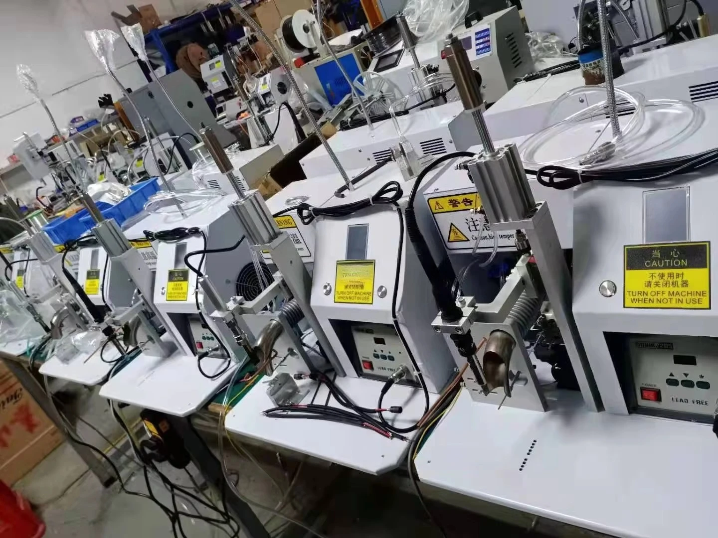X-SM10 Semi-Automatic Universal Serial Bus Soldering Machine for Printed Circuit Boards, VGA, DP, Mini Din Connectors