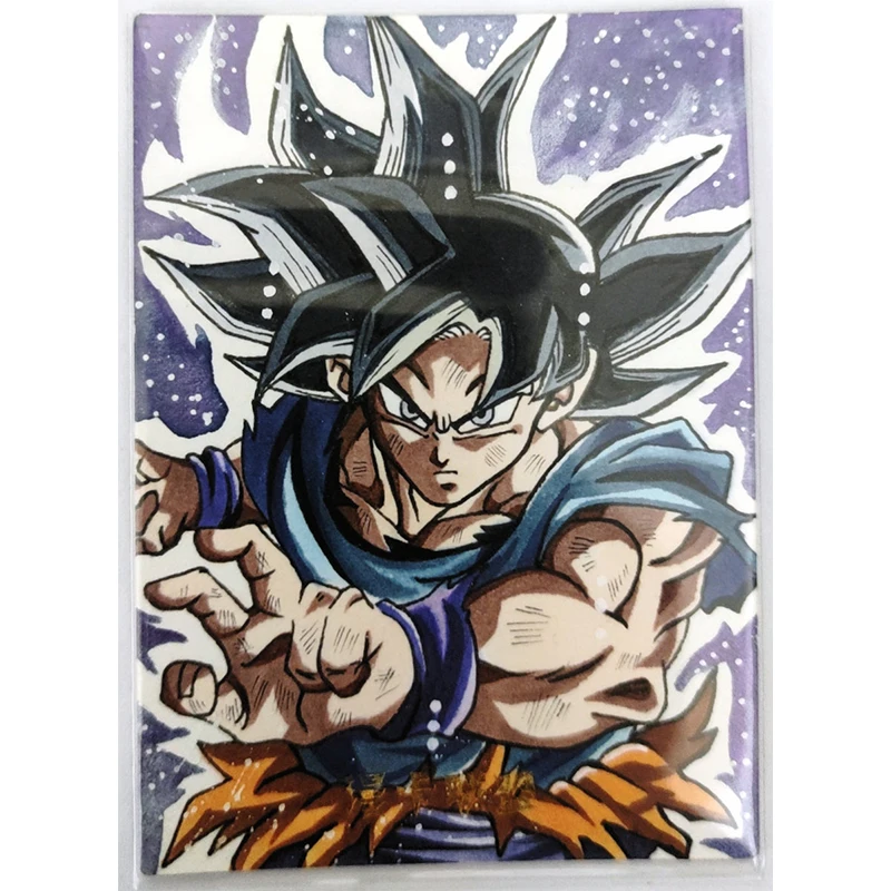 Anime Dragon Ball Son Goku Android #21 Master Roshi Hand Drawn Cards Collectible Cards Toy Christmas Birthday Gift