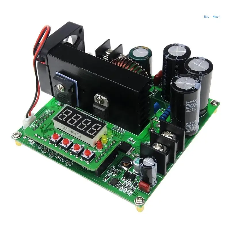 Direct Current  Step Up Boost Power Converters 15A Module Adjustable Step Up Voltage Regulator Board 8-60V to 10-120V