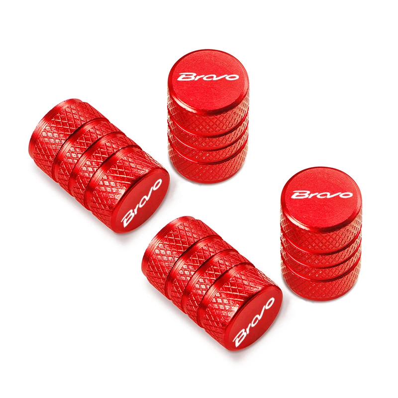 4 stuks voor Fiat BRAVO Auto Wiel Ventieldopjes Band Stem Covers Airdust Waterdicht