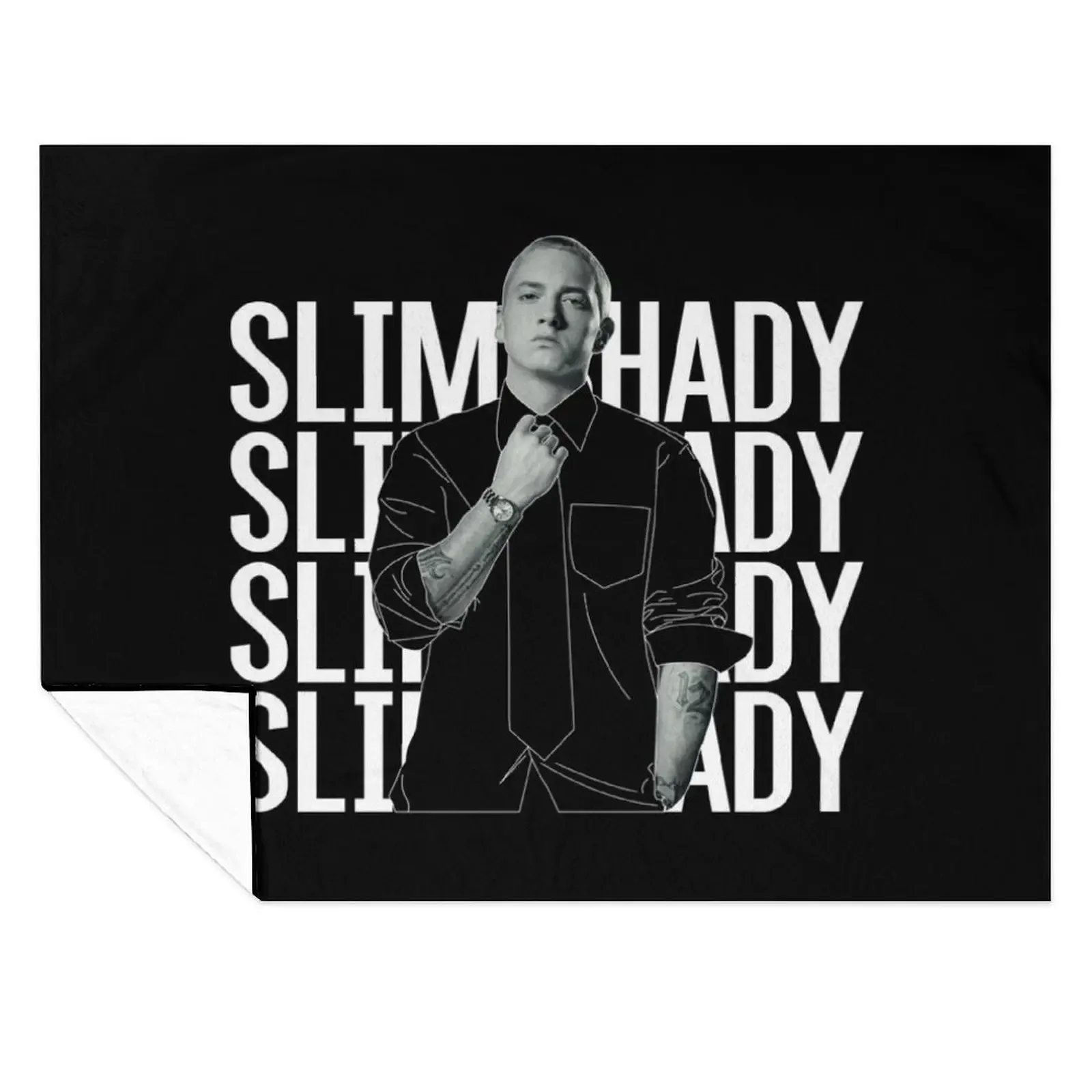 

Slim Shady Throw Blanket Hairy Bed linens bed plaid Softest Blankets