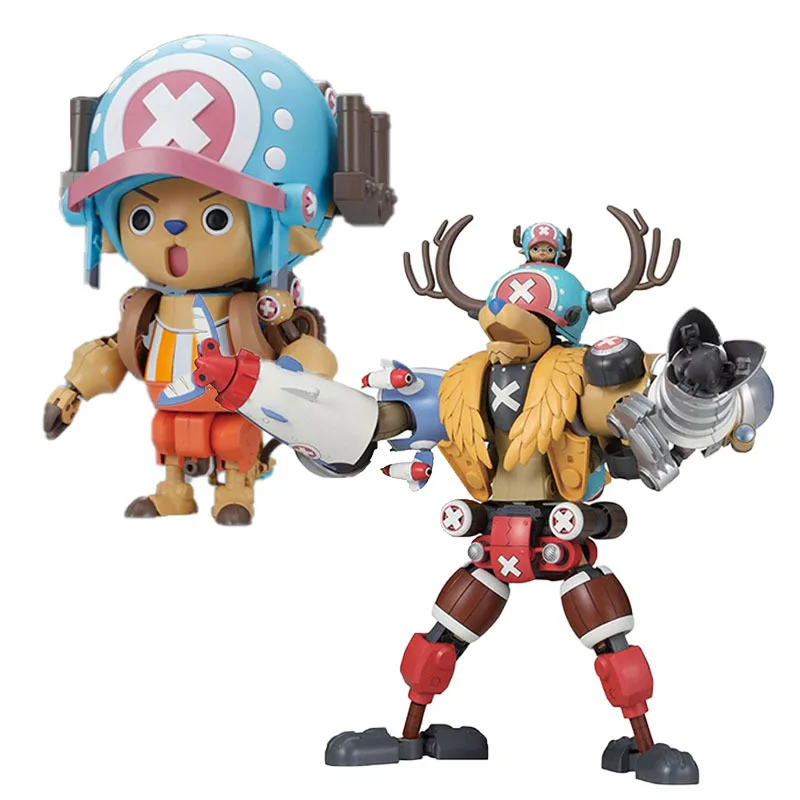 Anime Bandai Original One Piece Chopper Vo.2 Composite Robot Mecha Collection Action Figures Assembly Model Toys for Adult Gifts