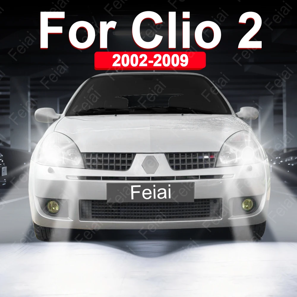 

LED Headlights Bulb For Renault Clio 2 Accessories Car Headlight Auto LED Headlamp 2002-2002 2003 2004 2005 2006 2007 2008 2009