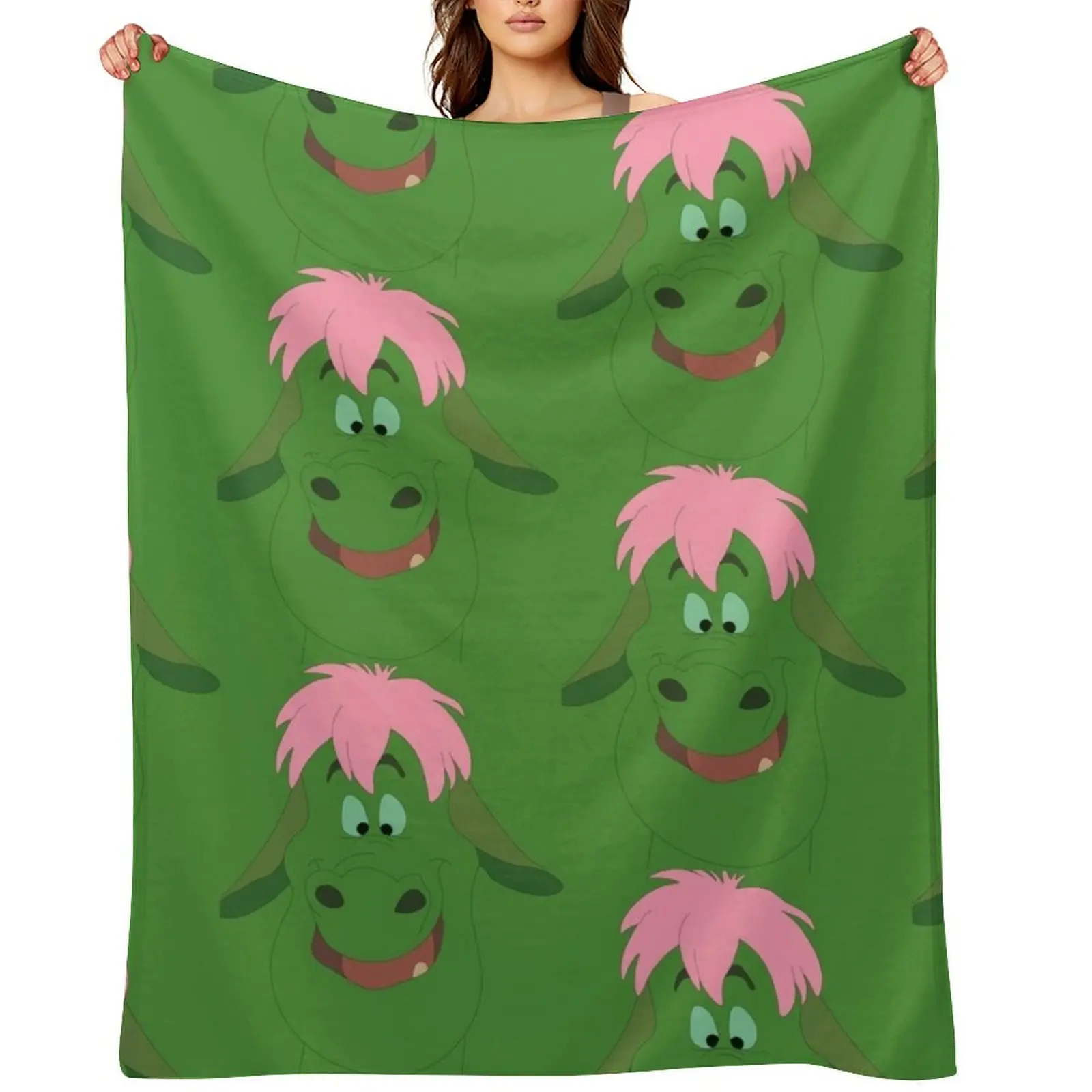 

Elliot the dragon Throw Blanket Nap Softest Luxury Brand Sofas Blankets