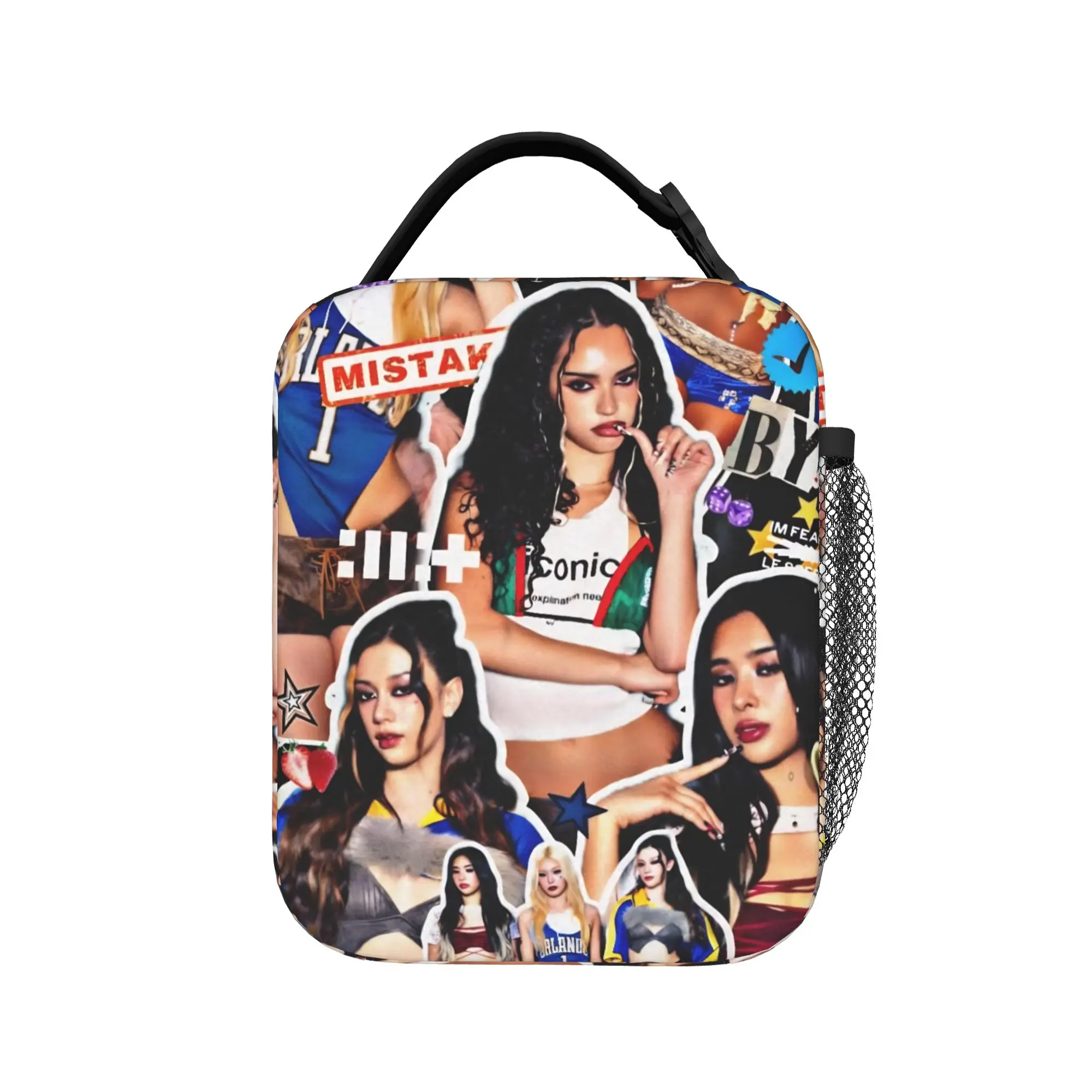 Katseye Music Girl Group Lunch Bag  Fashion Lunch Box For Adult Office Insulated Cooler Bag Waterproof Thermal Lunch Bags