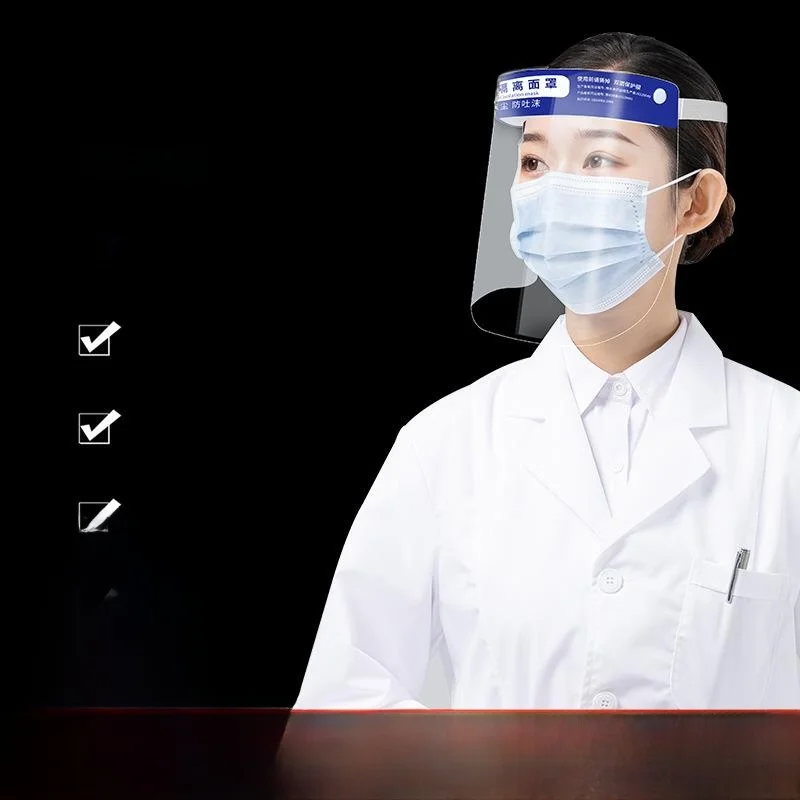 High Definition Anti-Fog Transparent Face Shield Protective Mask Disposable Cooking Oil Smokeproof Dustproof Water-resistant