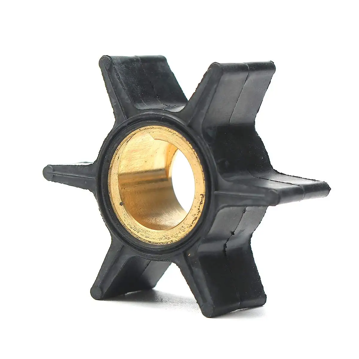 18-3051 395289 Water Pump Impeller For Johnson Evinrude 20/25/30/35HP Outboard Motor 5.1cm  Black Rubber 6 Blades Boat Parts