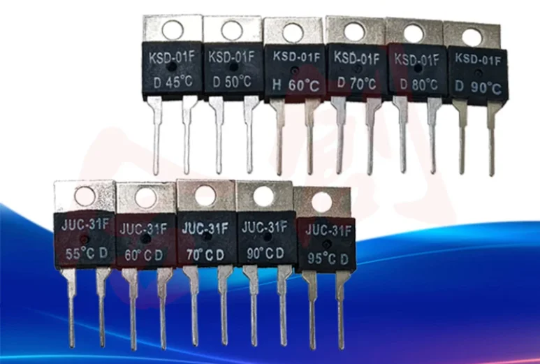 5PCS 70C 80C Degree Normally Open And Ope Close Thermostat Switch Temperature Control Diode KSD-01F 40C 45C 50C 55C 60C 65C