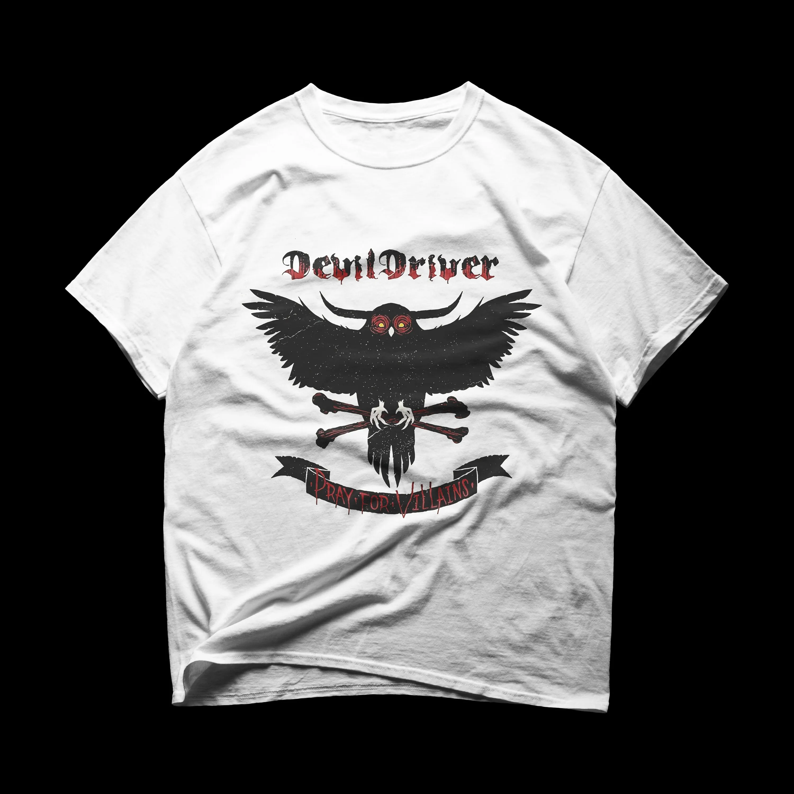 Limited DevilDriver T Shirt Pray For Villains Album