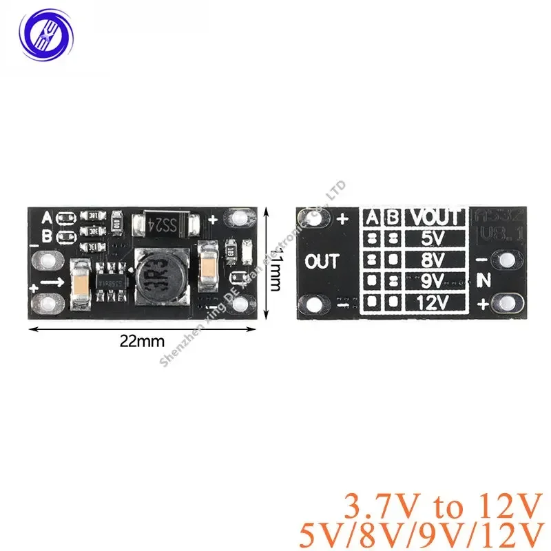 2PCS Mini DC-DC 3.7…