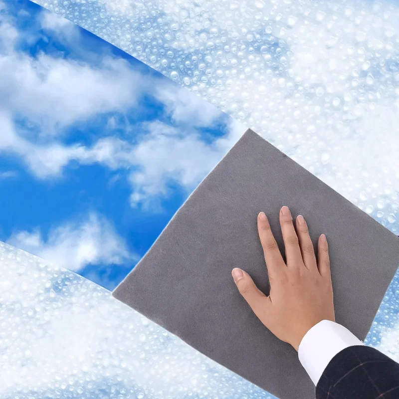 

Волшебная салфетка для стекол без следов и разводов, инструмент для очистки автомобильных стекол, микрофибровая тряпка, быстро впитывающая, для мытья стекол