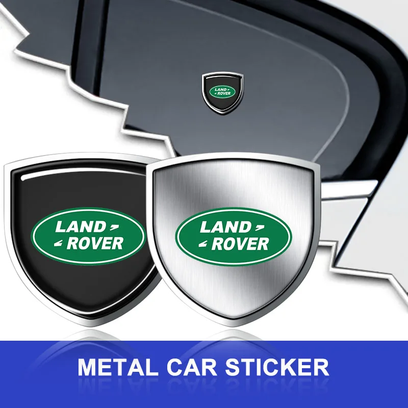 Emblema 3D de metal para porta de carro, adesivo 3D para decoração de carroceria, compatível com Land Rover Evoque 4 Sport Range Rover X99 Discovery (1 unidade)