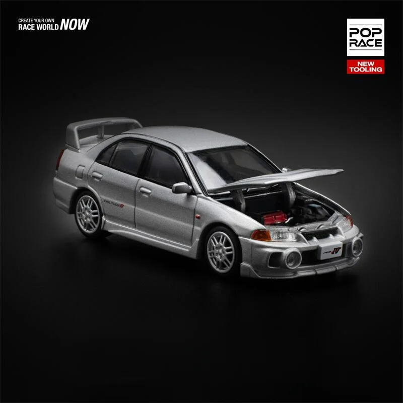 

** Предзаказ ** популярная гонка 1:64 LANCER EVOLUTION IV-стальная Серебристая литая модель автомобиля