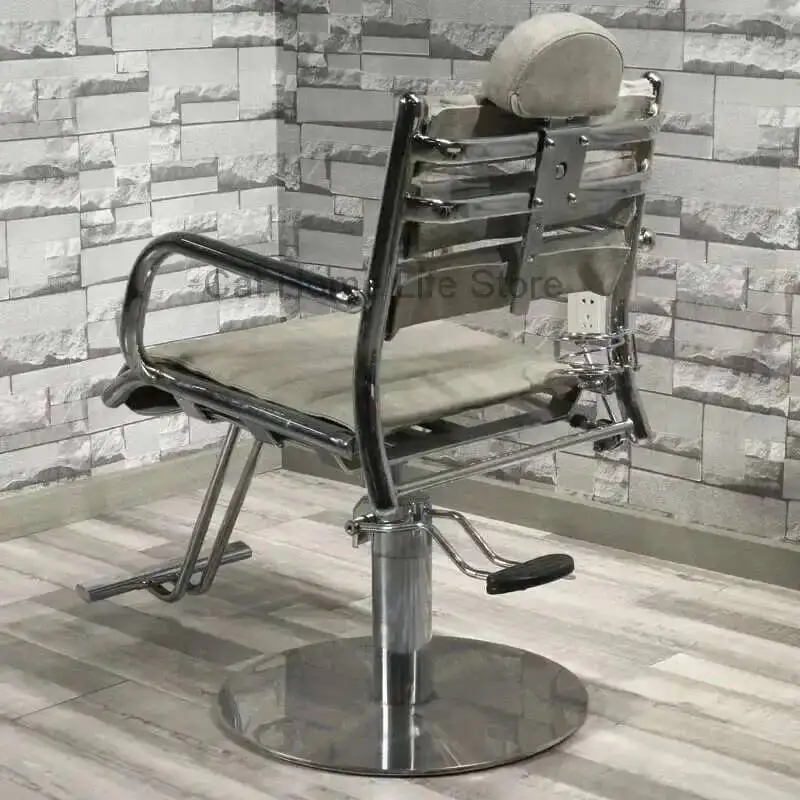 

Chairs Professional Hairdresser Chair Salon for Hair Stylist Aesthetic Owl Luxury Makeup Vintage Hydraulic Hairdressing Brow Spa