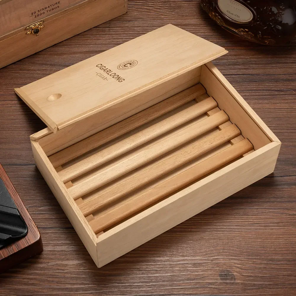 150PCS/50PCS Cigar Humidor Cigars Accessories Cigar Box Humidifier Portable Cases Accesories Professional Travel Humidors Cedar