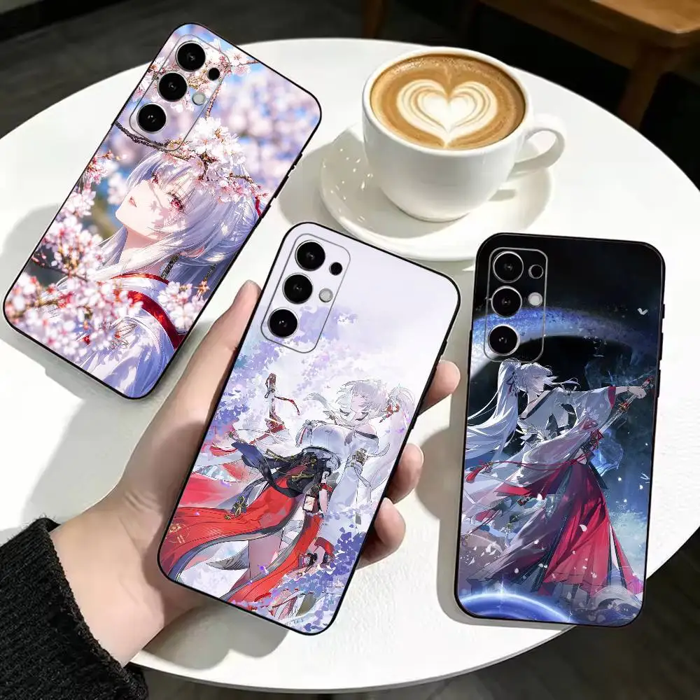 Game H-Honkai Impact 3rd Elysia  Soft Silicone Case for Samsung S26, S24, S21, S22, S23, S30, Ultra, Plus, FE, Lite-Black