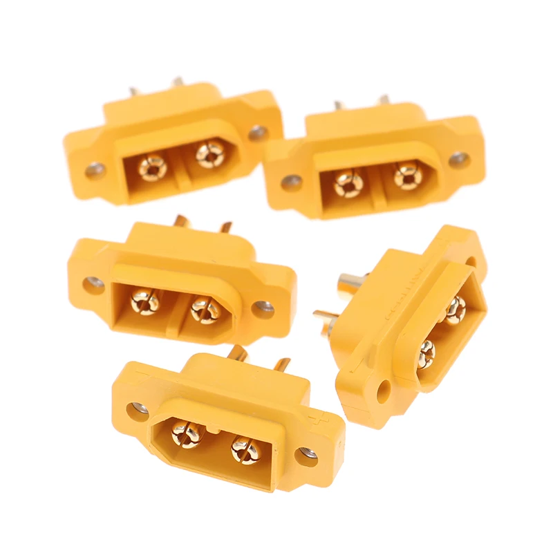 5pcs AMASS XT60E-M Mountable XT60 Male Plug for RC Drone FPV Racing Fixed Board