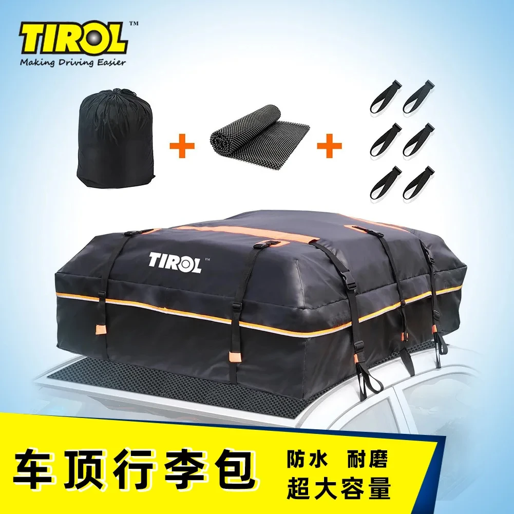 

Roof Storage Bag Rack Luggage Carrier Rainstorm Proof Outdoor Camper Tent Package Waterproof Sunscreen Suitable All Vehicles