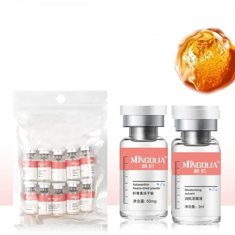 Polvo liofilizado con péptido de astaxantina, esencia de nicotinamida, juego para el cuidado de la piel